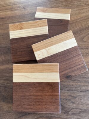 Drink Coasters (Walnut/Maple/Cherry) - Image 2